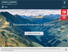 Tablet Screenshot of immobilien-kitz.com